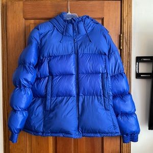 Columbia Blue Puffer Jacket